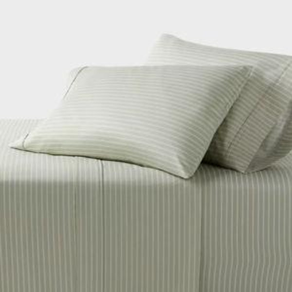 Printed Performance 400 Thread Count Sheet Set - Threshold™ - Green Stripe