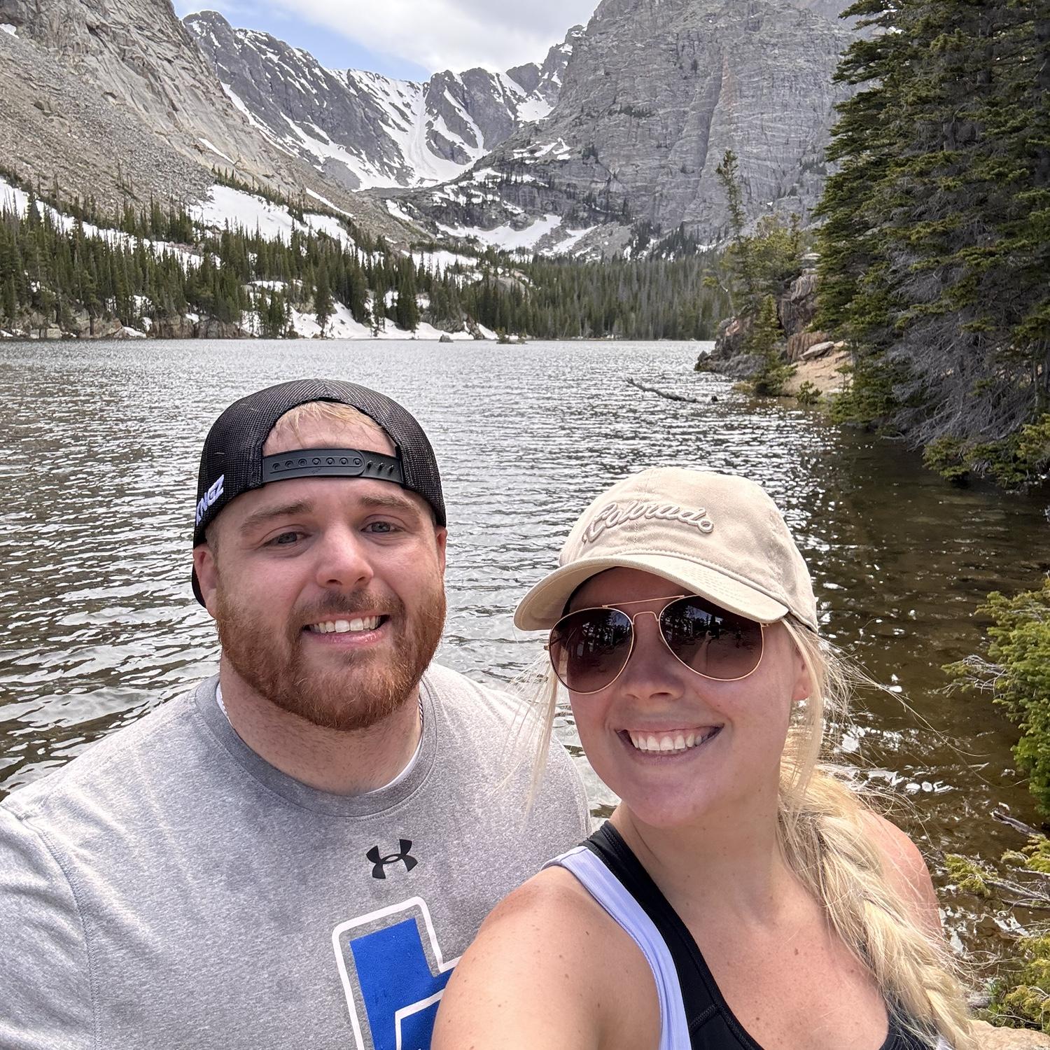 Jordan and the Best Man Frank brought Lari to Rocky Mountain National Park for her birthday in 2025