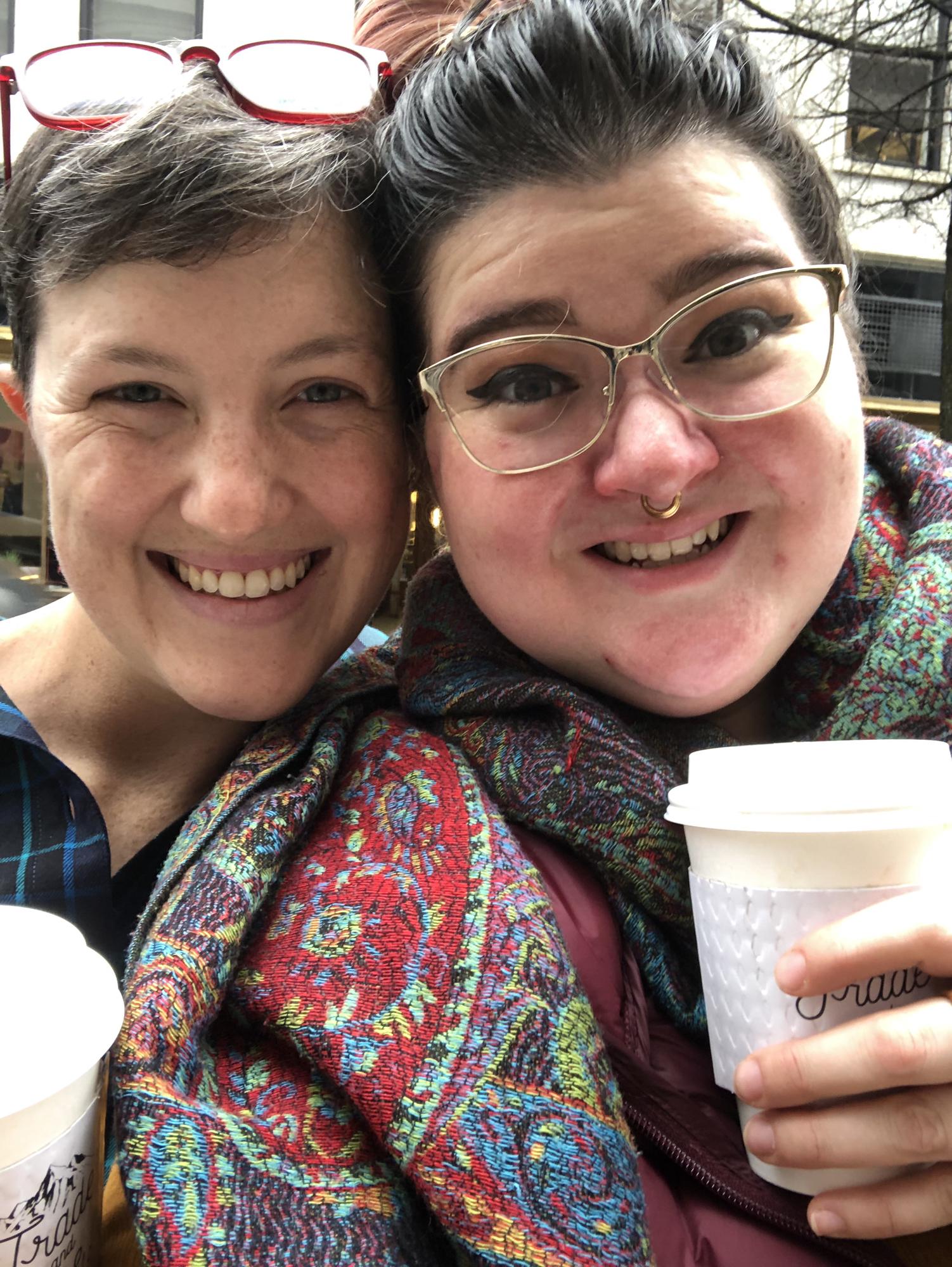 The day we got sized for our engagement rings!