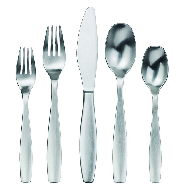 Gourmet Settings 20-Piece Silverware Non Stop Collection Flatware Set for 12, Service for 4, Stainless Steel