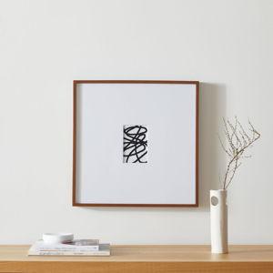 Multi-Mat Gallery Frame - 18 x 18 walnut finish