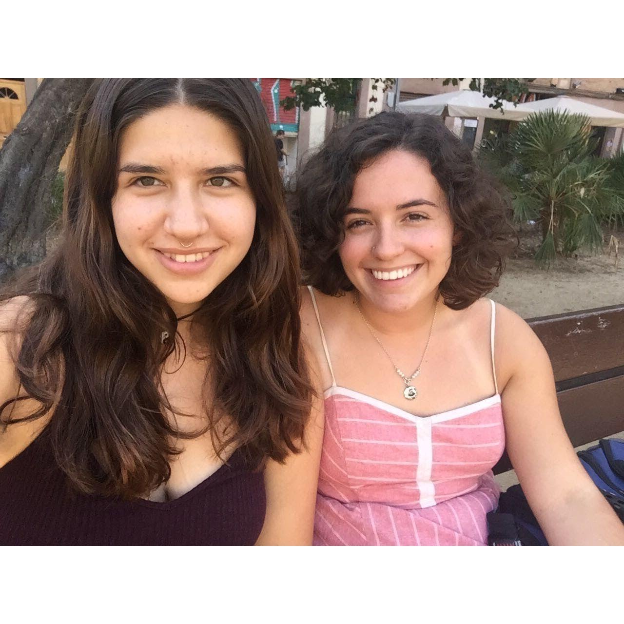 Our first picture together as a couple.