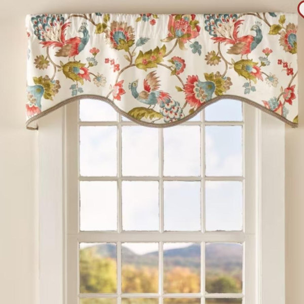 Arianna Lined Rod Pocket M-Shaped Valance