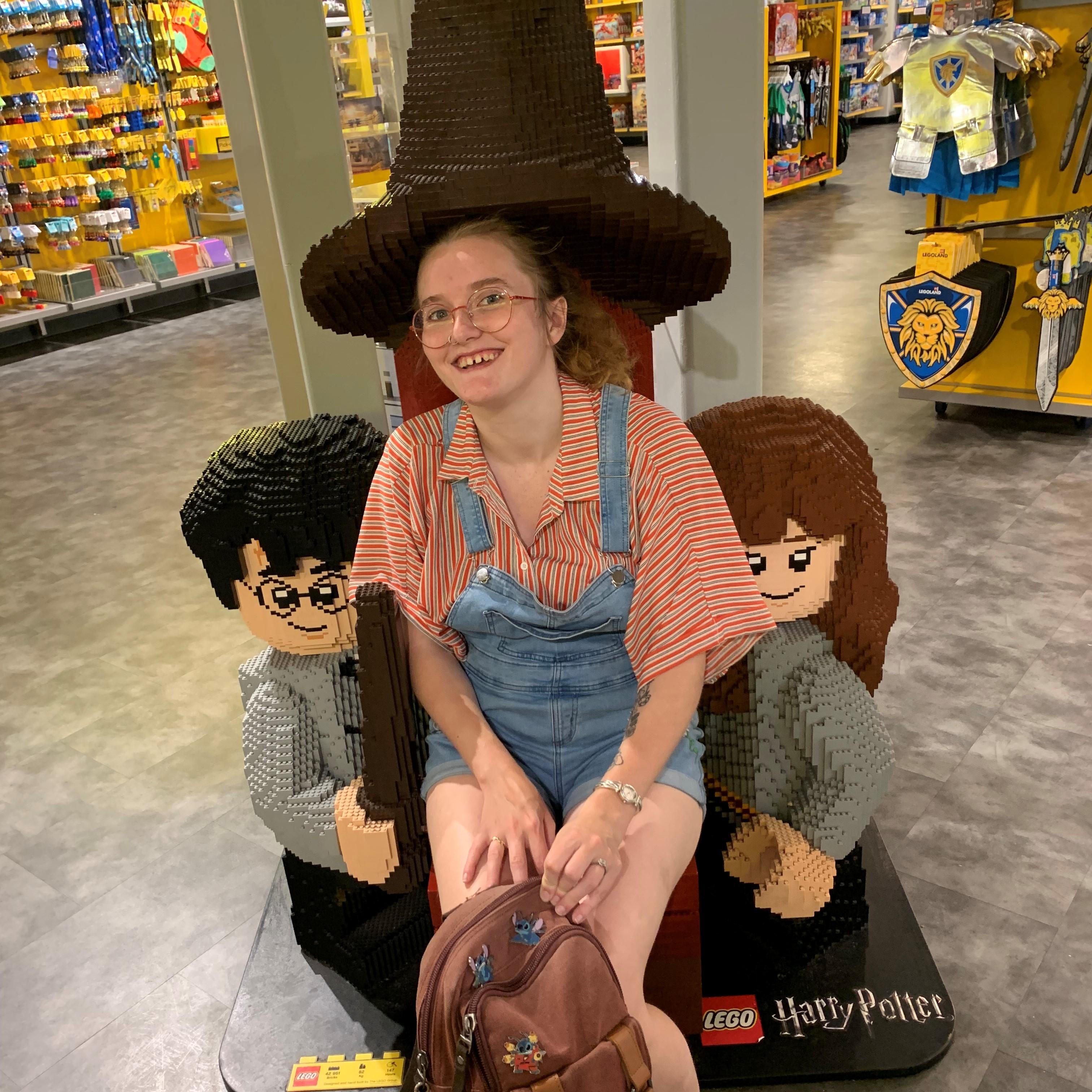 The sorting hat at Legoland 2021