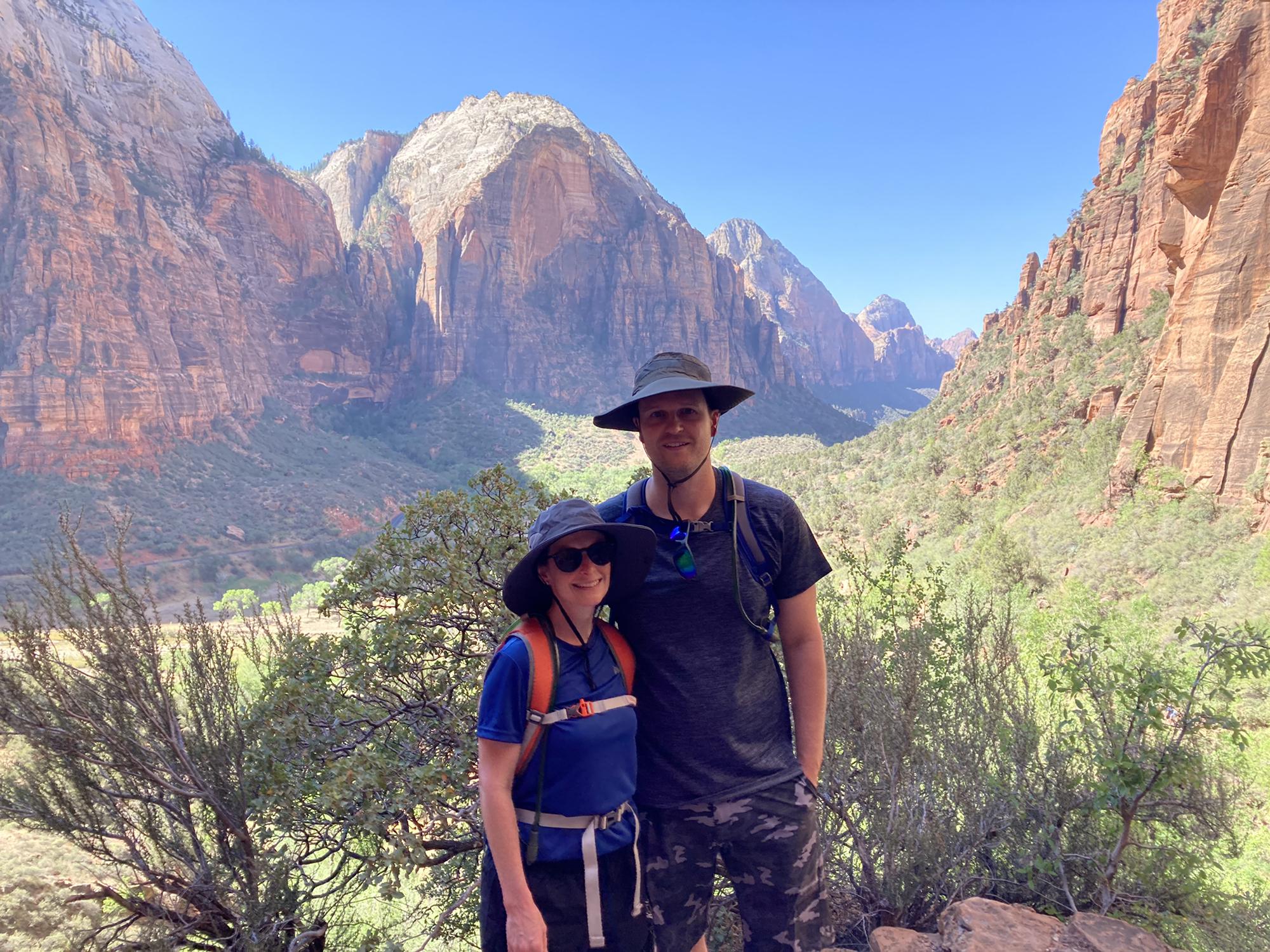 Hiking “Angels Landing” in Zion National Park