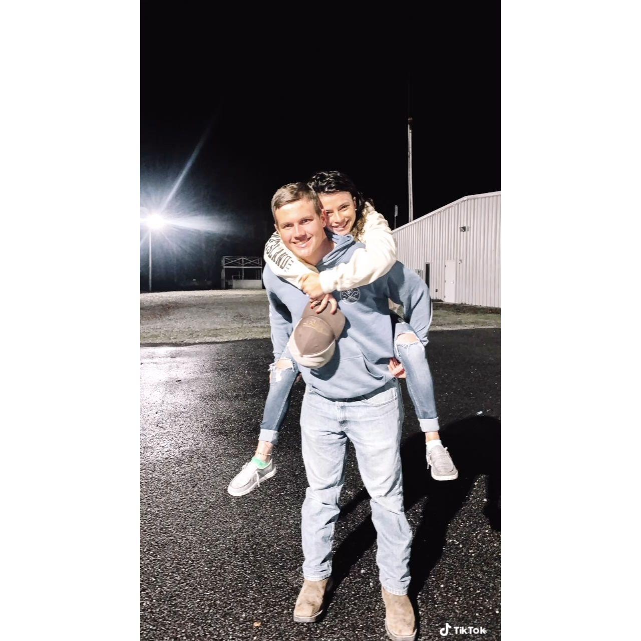 The night I told him I loved him for the first time!