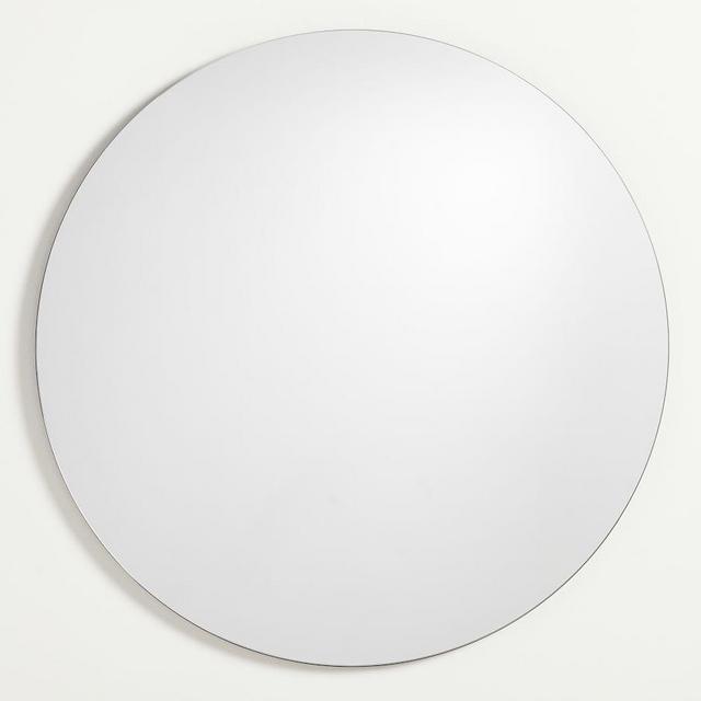Rienne Frameless Round Mirror, 30"