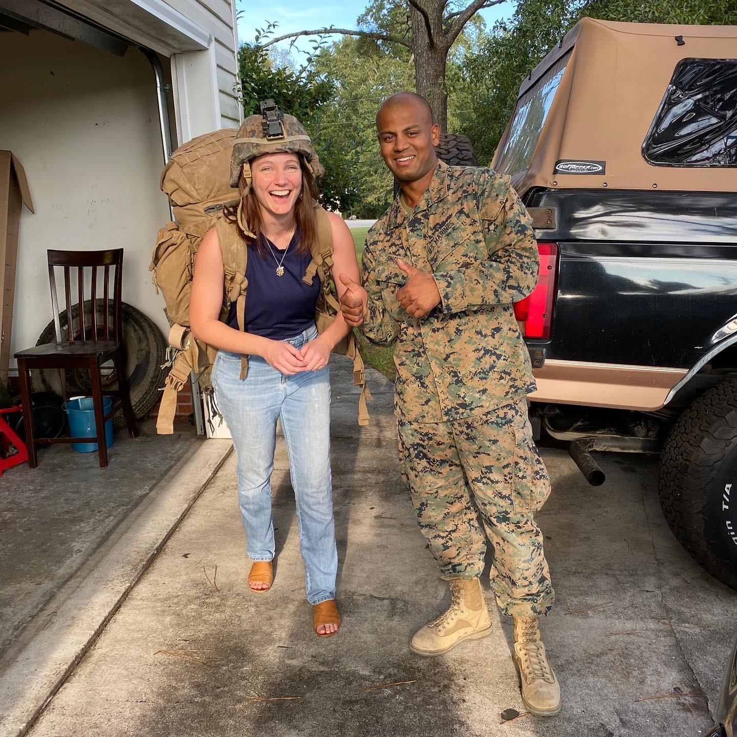Reunited after an 8-month deployment