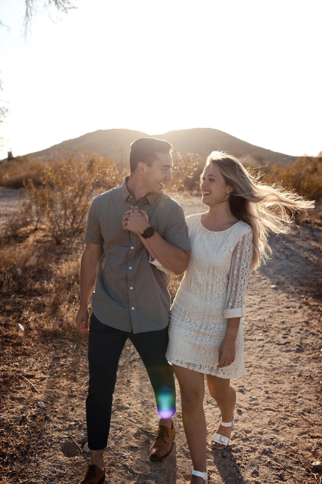 Ten minutes before he proposed to me