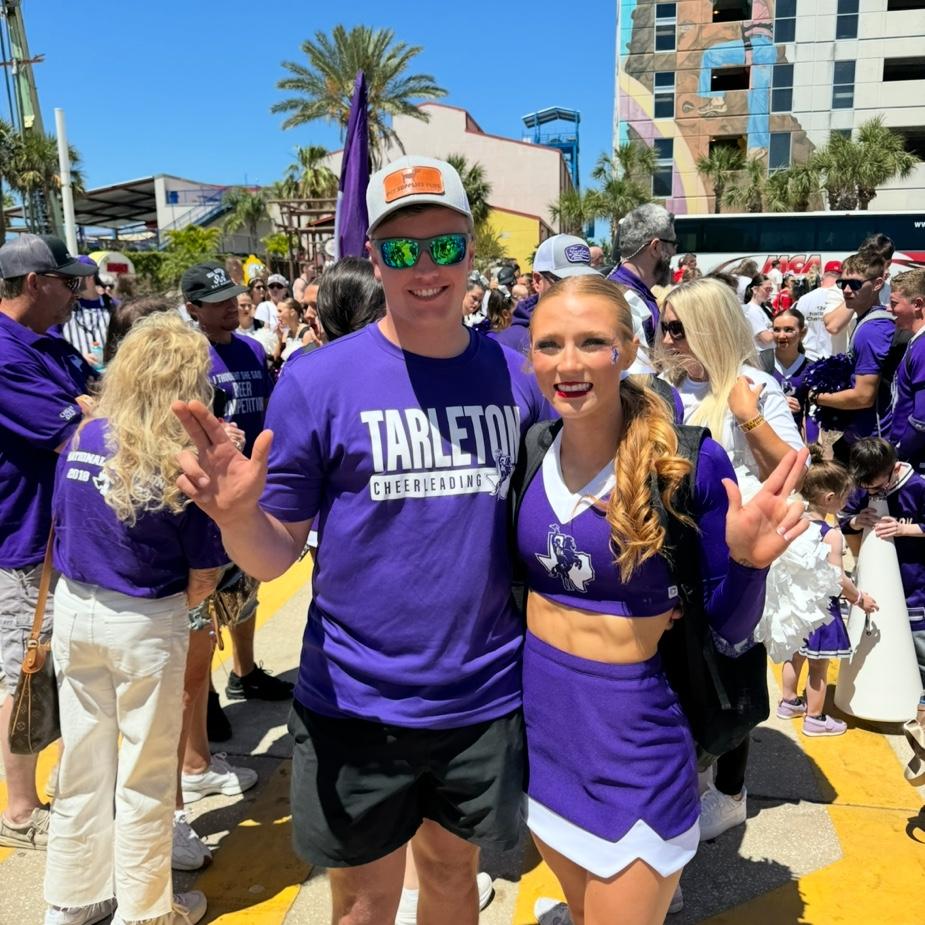 Brayden surprised me at Daytona to watch us win