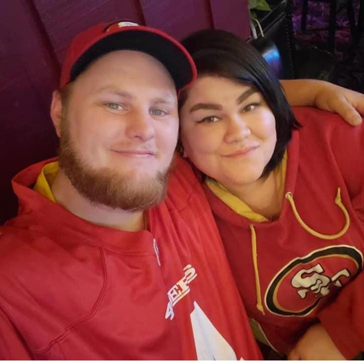 Jazze is definitely not a Niners fan- don't tell mom