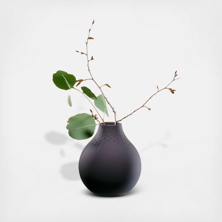 Villeroy & Boch Manufacture Necklace vase, 11.5x26cm, Carré, beige : Villeroy & Boch