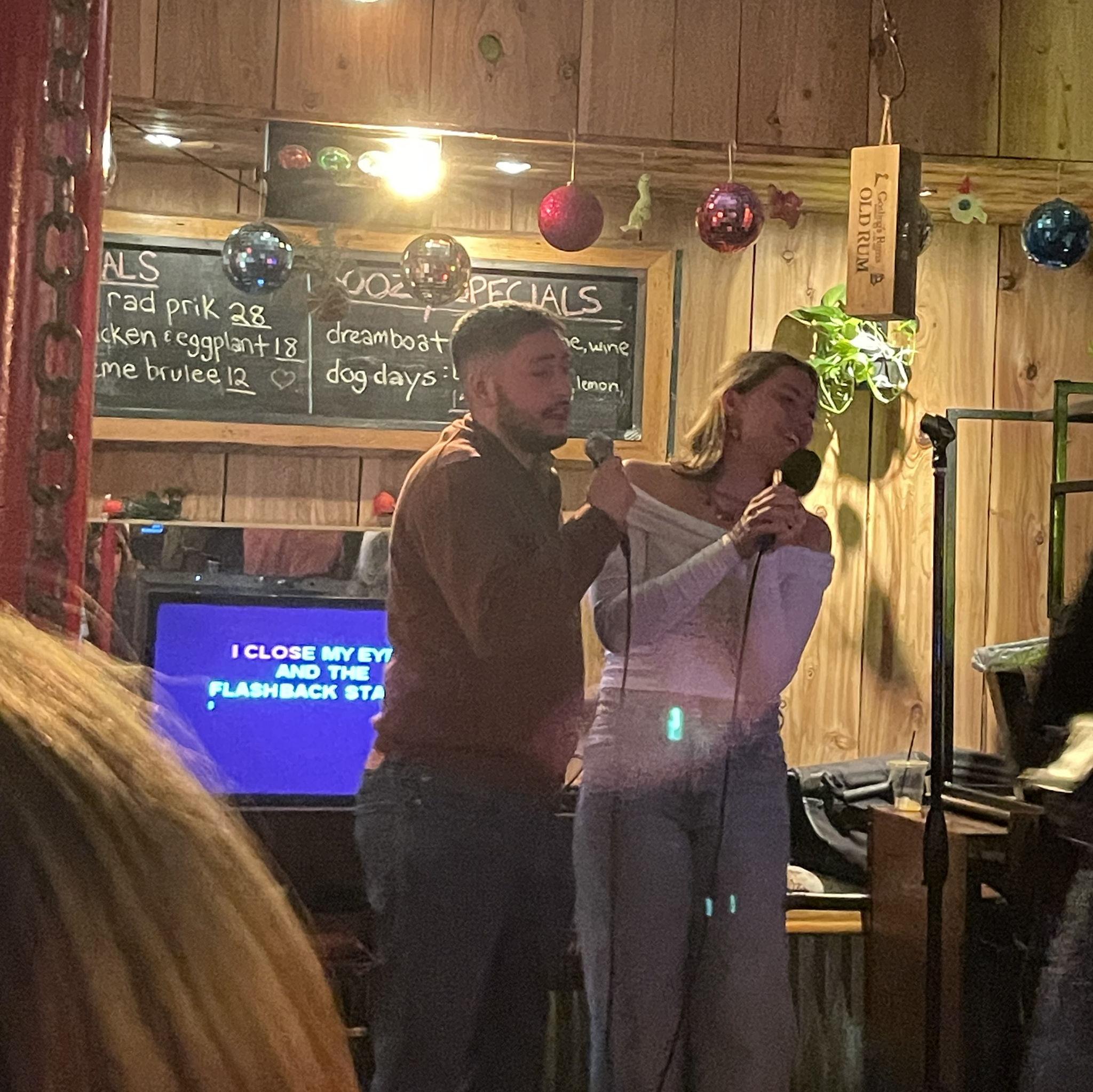 A little karaoke night!