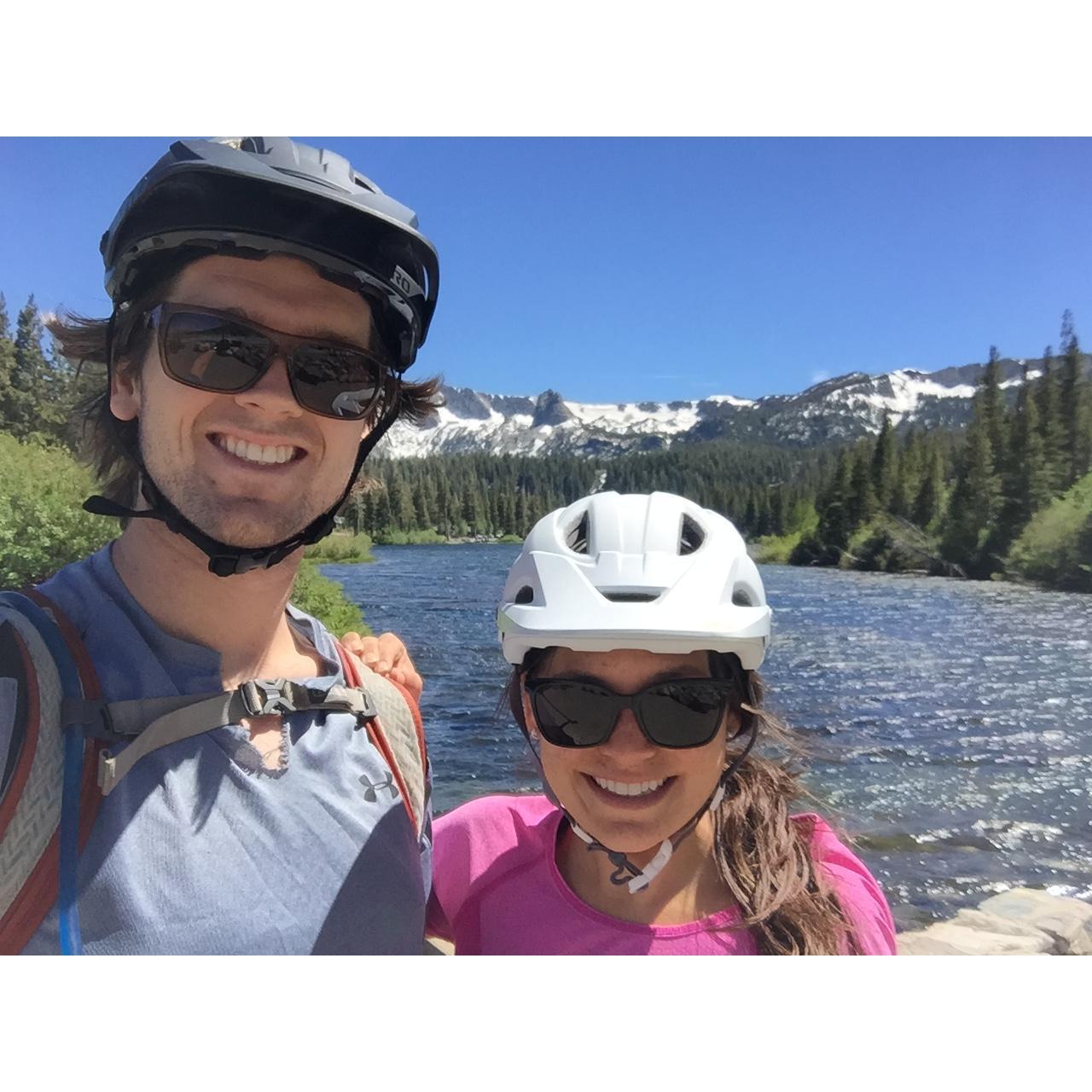 Mountain biking in Mammoth Lakes, CA. Summer 2016.