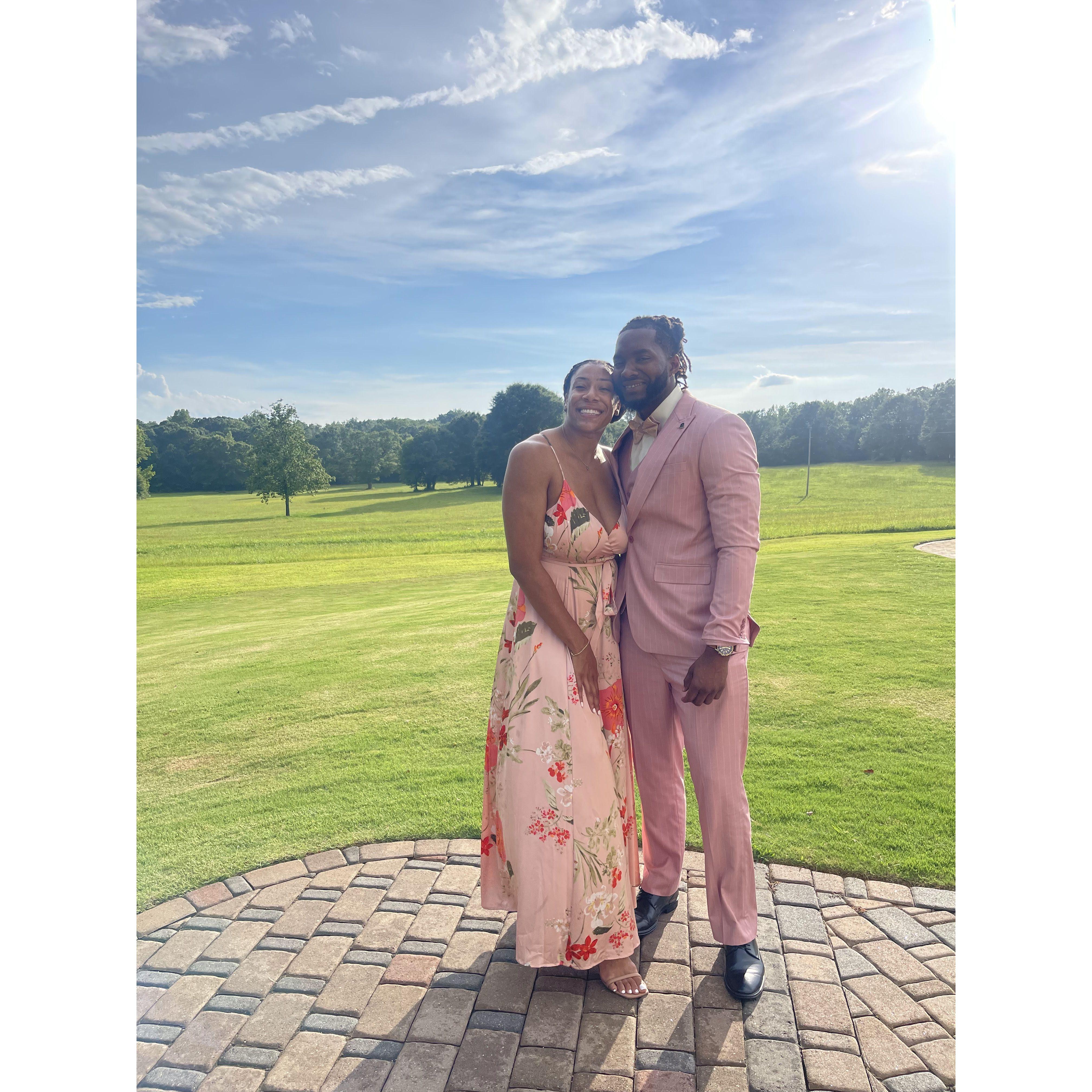 Celebrating Jen's cousin, Sidney's gorgeous country wedding! Josh in the pink suit, woooow!