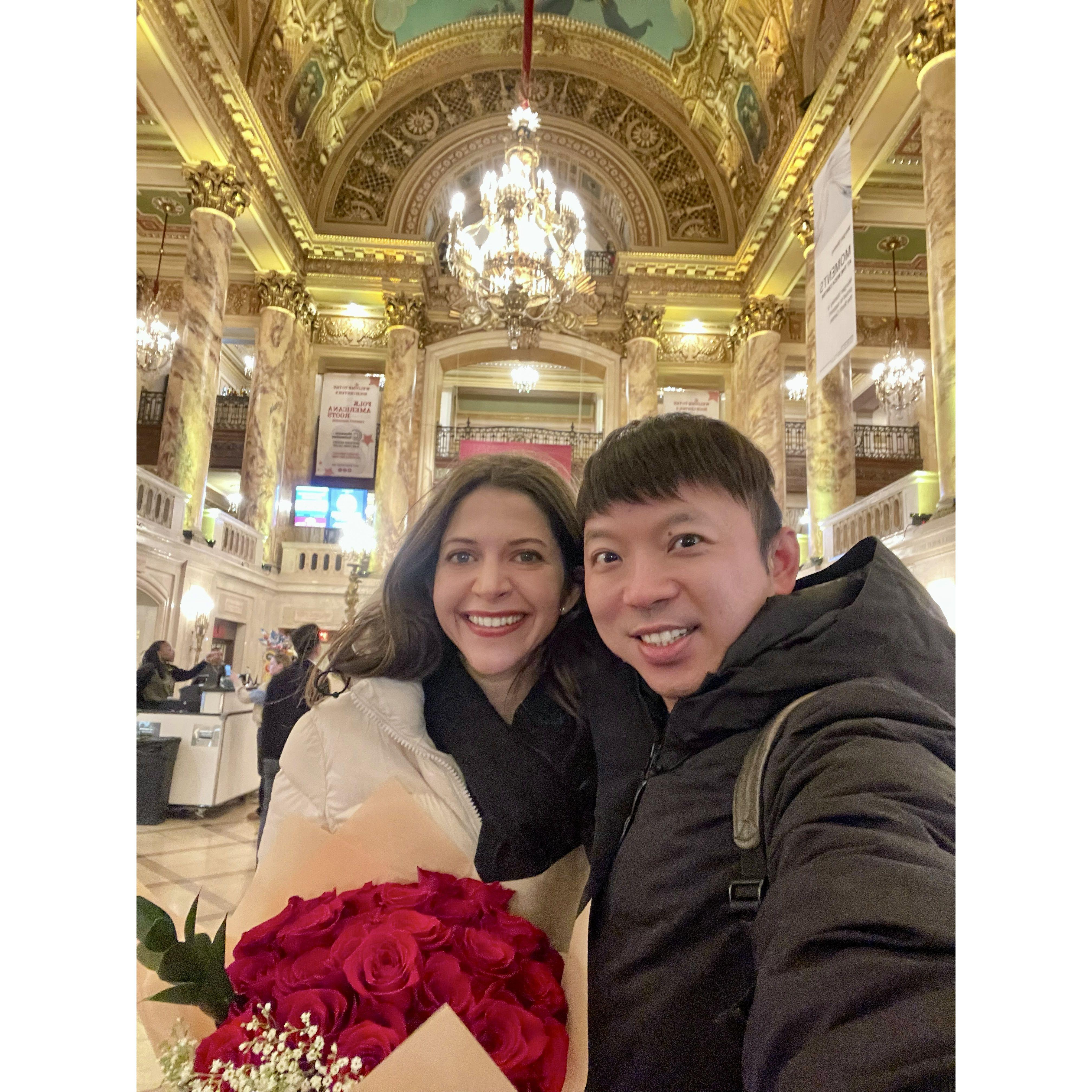 Our Valentine's Date at Boch Center - Wang Theatre