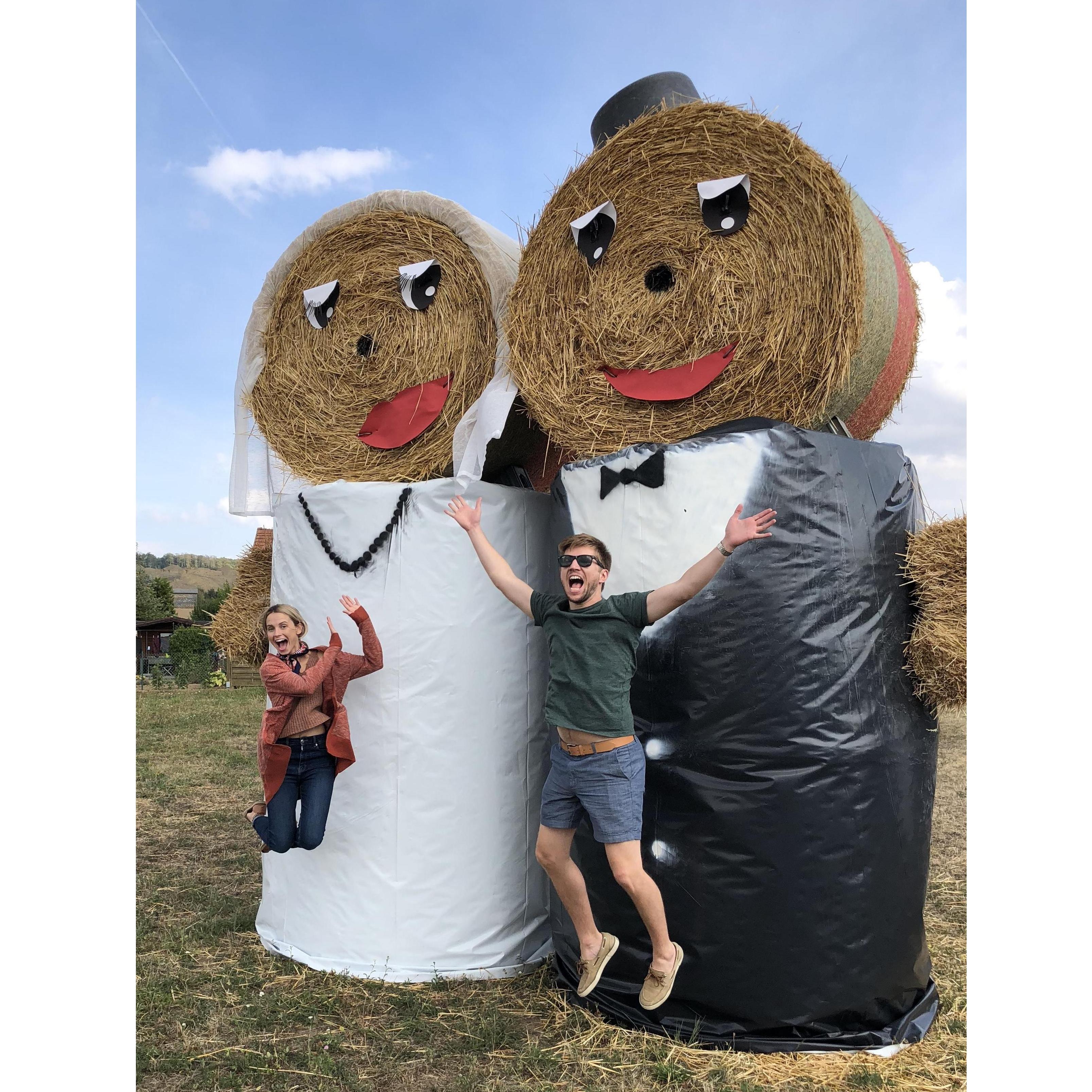 We are engaged! We saw this picture in Germany and said "stop the car! we need to take a picture!!" 2018