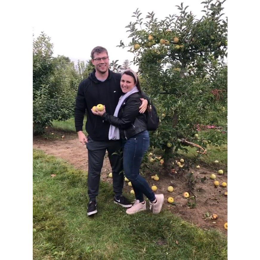 Our first time apple picking at Kuiper's Farm