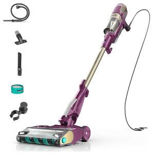 Shark POWERDETECT Ultra-Light Corded Stick Vacuum with DuoClean Technology, Self-Cleaning Brushroll for No Hair Wrap, Anti-Allergen Complete Seal, and Odor Neutralizer Technology, Purple, HZ4001AMZ