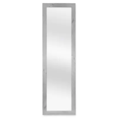 Over-The-Door Hanging Mirror in Grey
