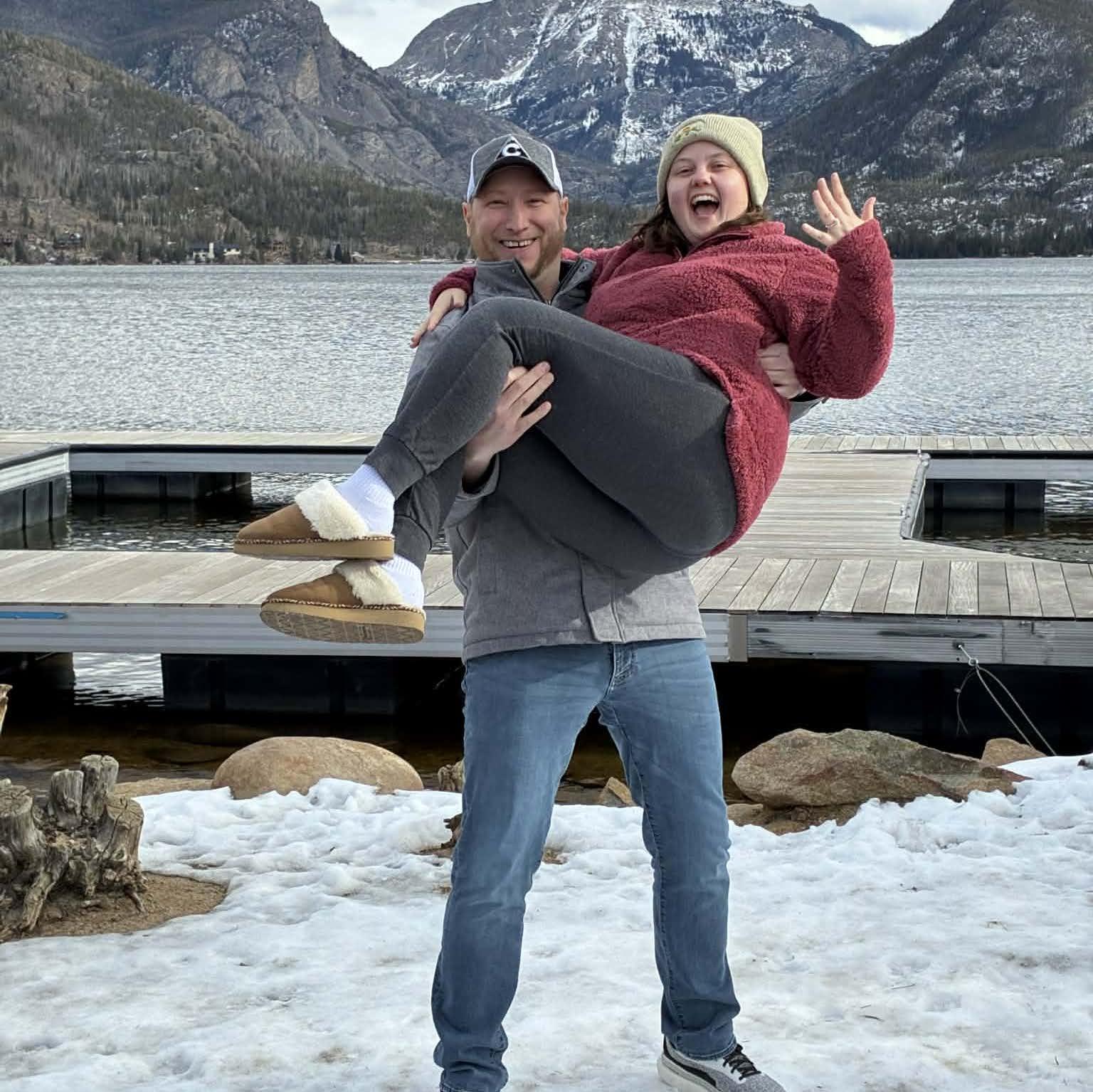 Our 1st trip to Grand Lake as an Engaged Couple