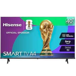Hisense 40-Inch Class A4 Series FHD 1080p Smart Fire TV (40A4NF, 2025 Model) - DTS Virtual: X, Slim Bezel Design, Alexa Built in, Streaming TV, Black