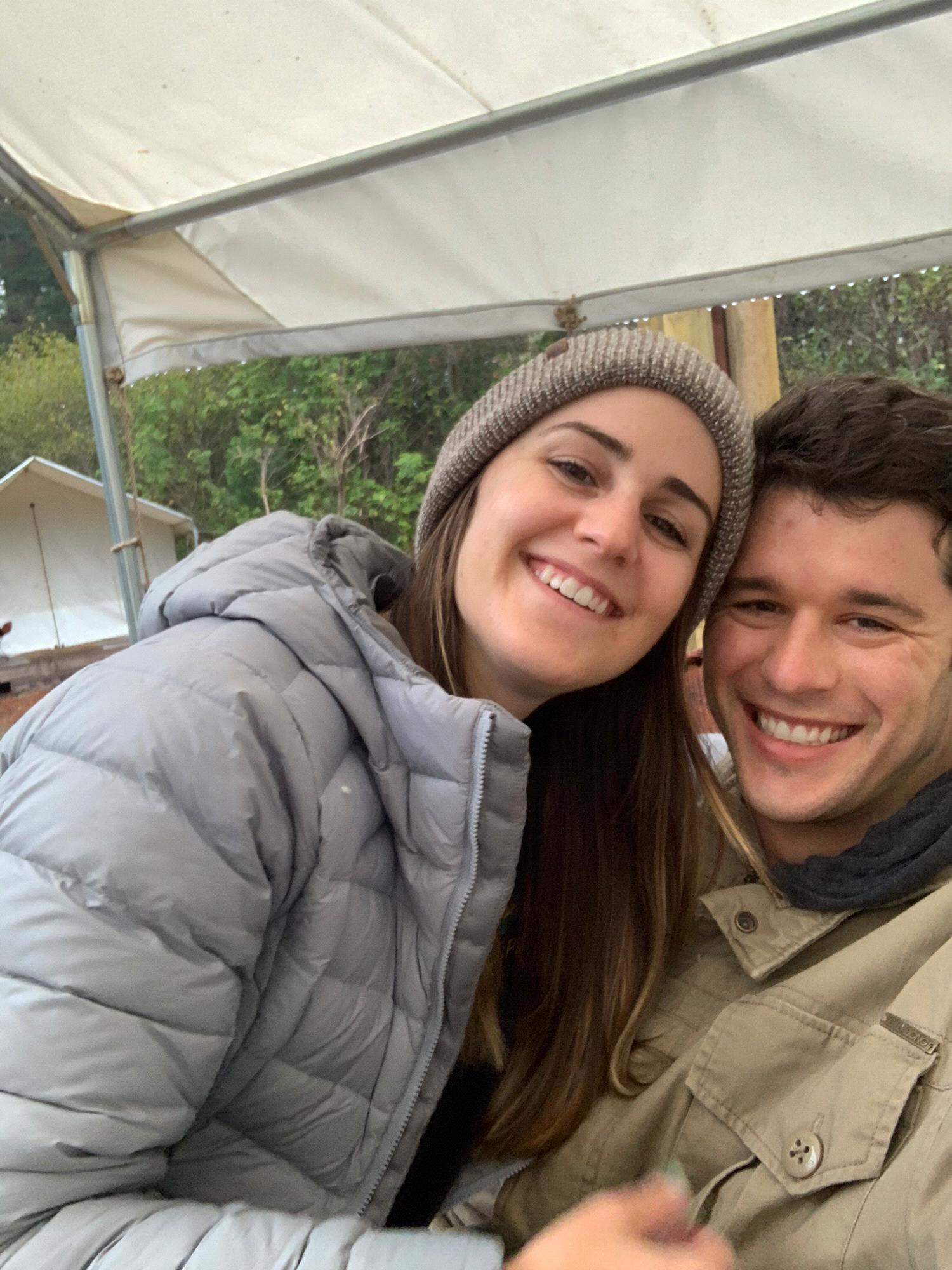 Glamping in Mendocino Grove.
