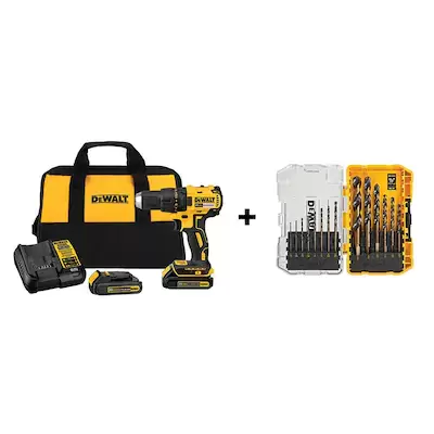 DEWALT 20-volt Max 1/2-in Brushless Cordless Drill (2-Batteries Included and Charger Included)