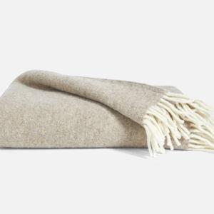 Pure Wool Throw Blanket