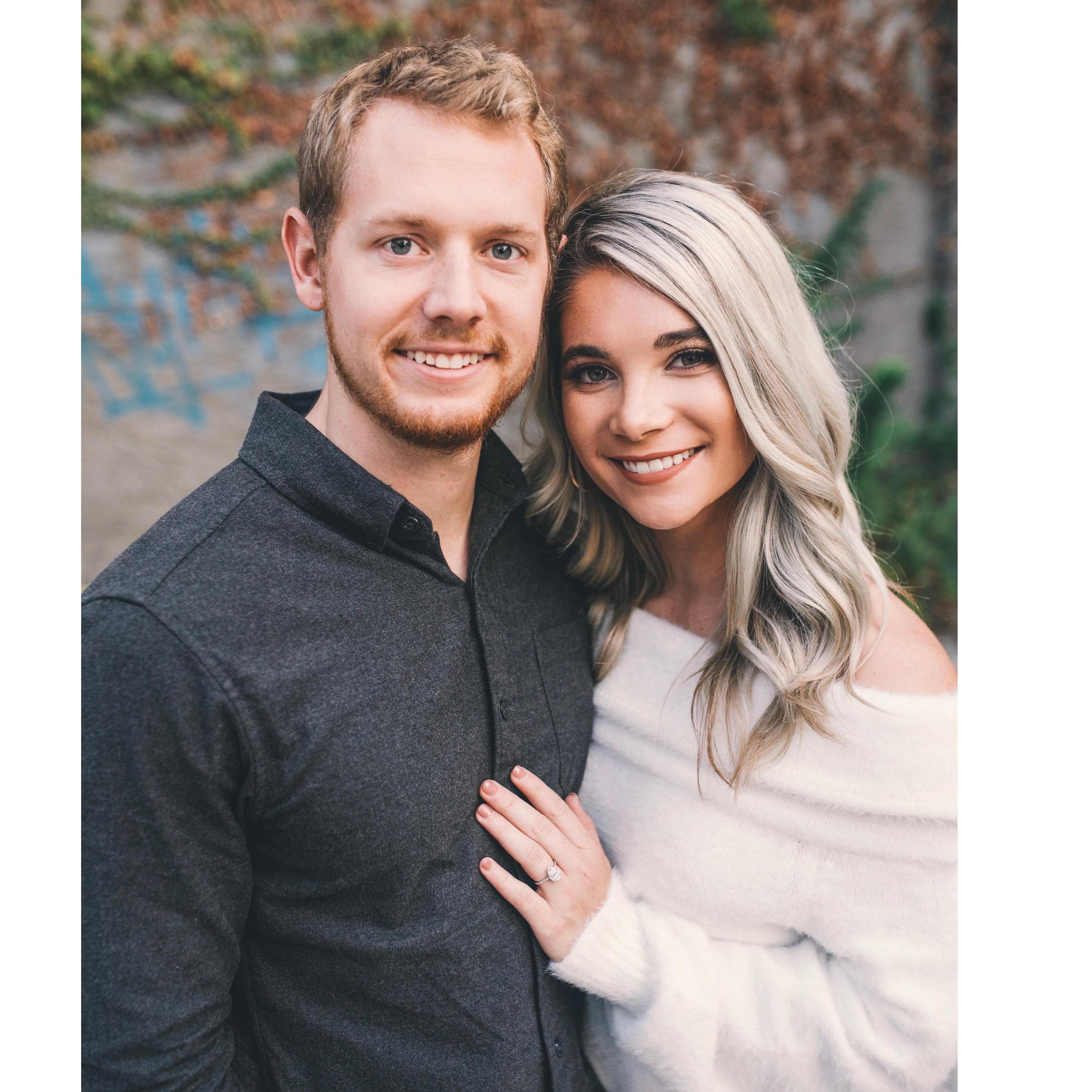 Engagement photos done by bridesmaid Kira.
