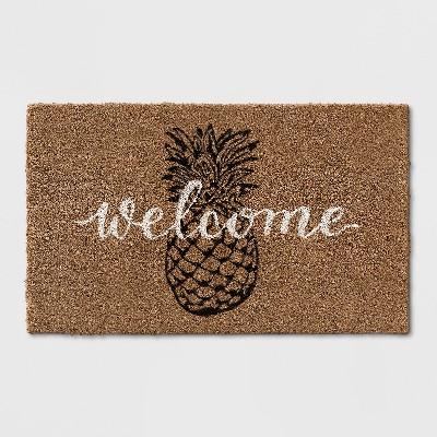 1'6"X2'8" Abstract Tufted Accent Rug Black - Threshold™
