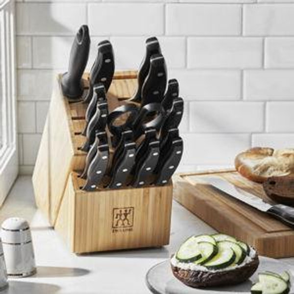ZWILLING TWIN Signature 19-pc, Knife Block Set, natural