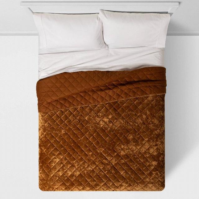 Diamond Stitch Velvet Bedding Collection - Threshold™