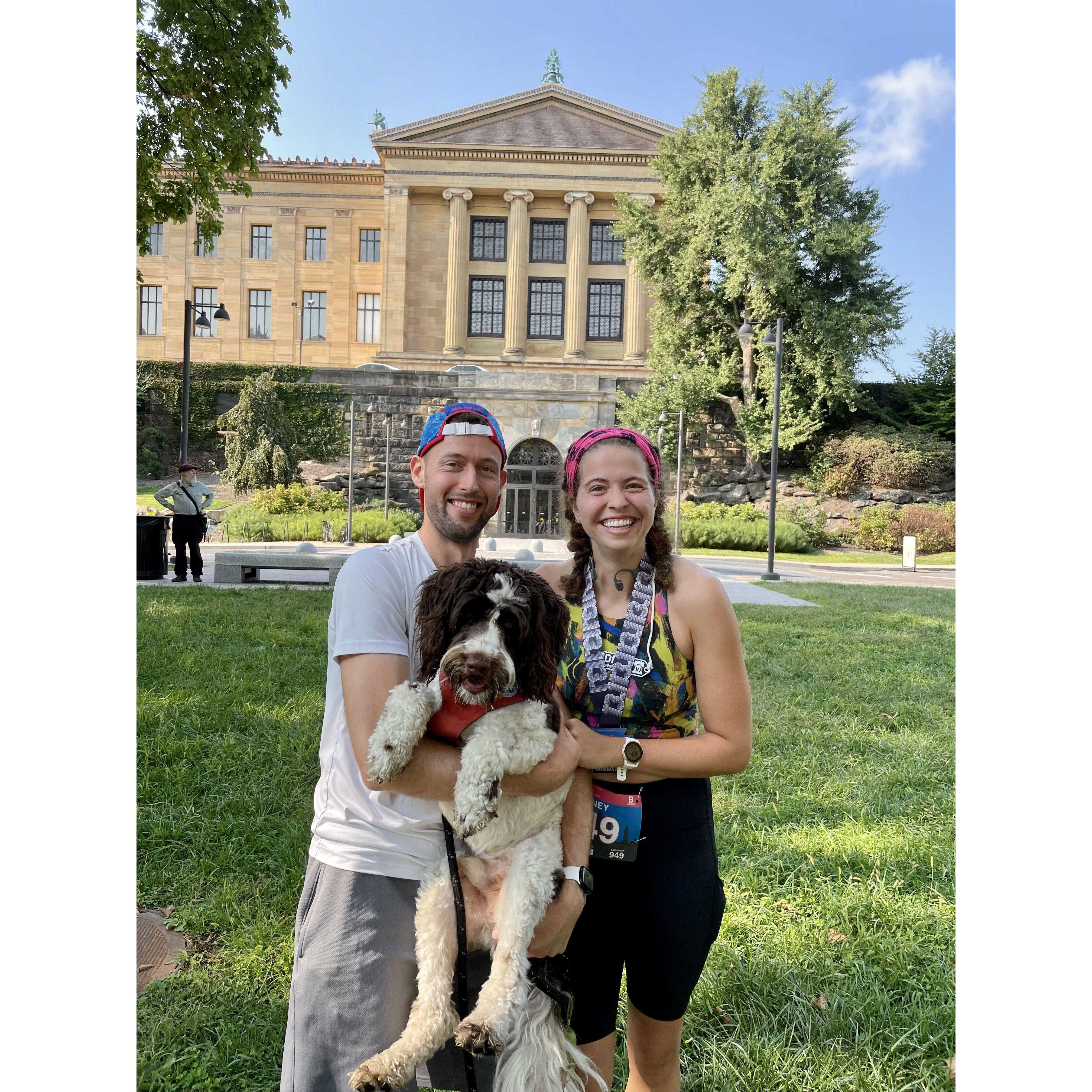 Dilly dilly after Sid PR'd the Philly Half