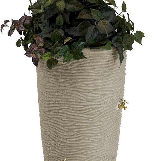 Impressions Palm 50 Gallon Rain Saver - Sandstone