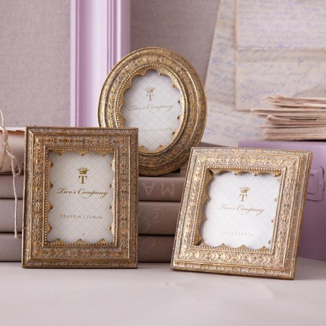 Two's Company Vermeil Ornate Photo Frame Assorted 3 Styles