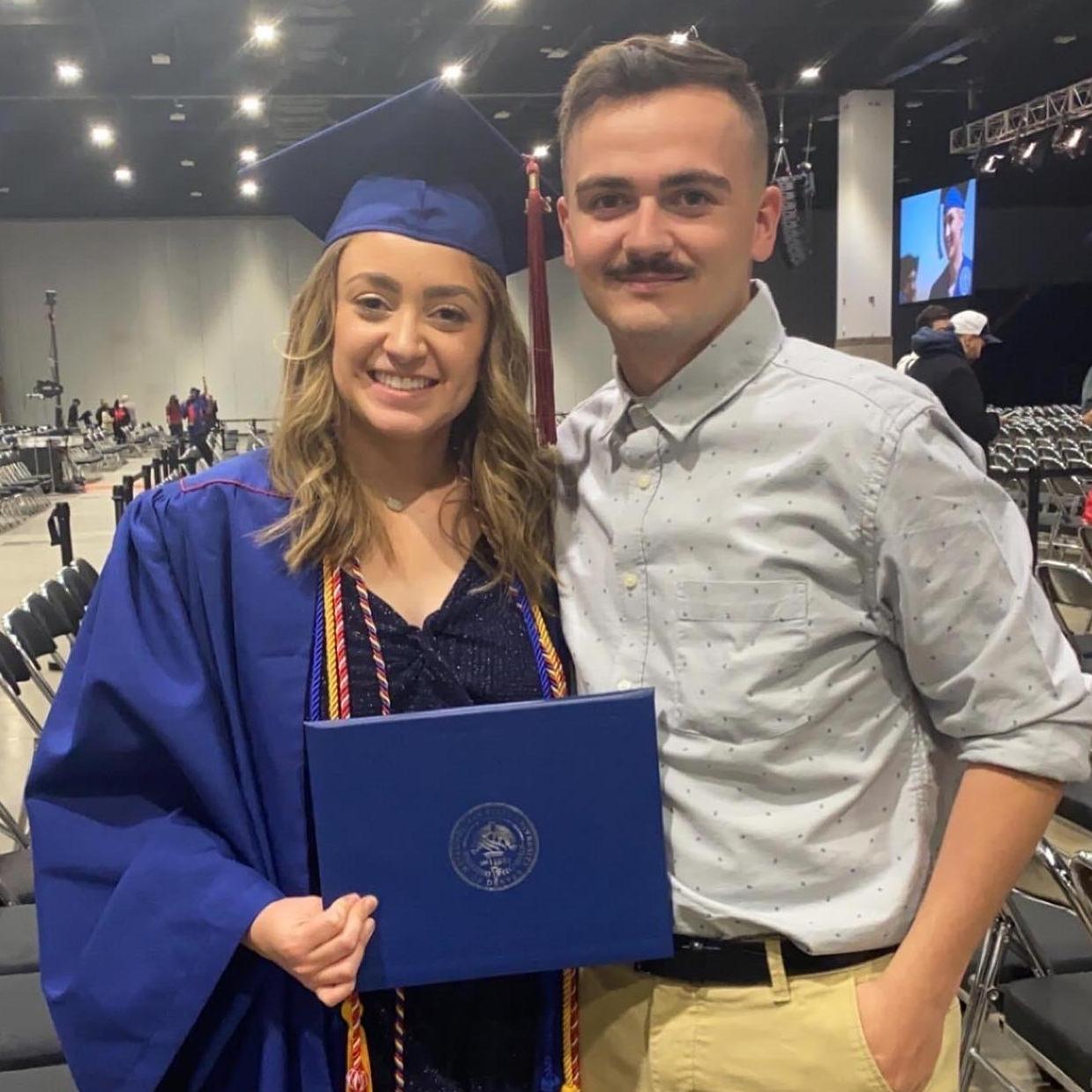 natalie's college graduation 2021