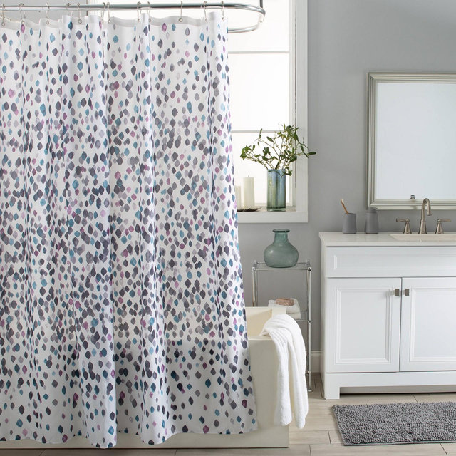 Rain Shower Curtain Purple - Moda at Home