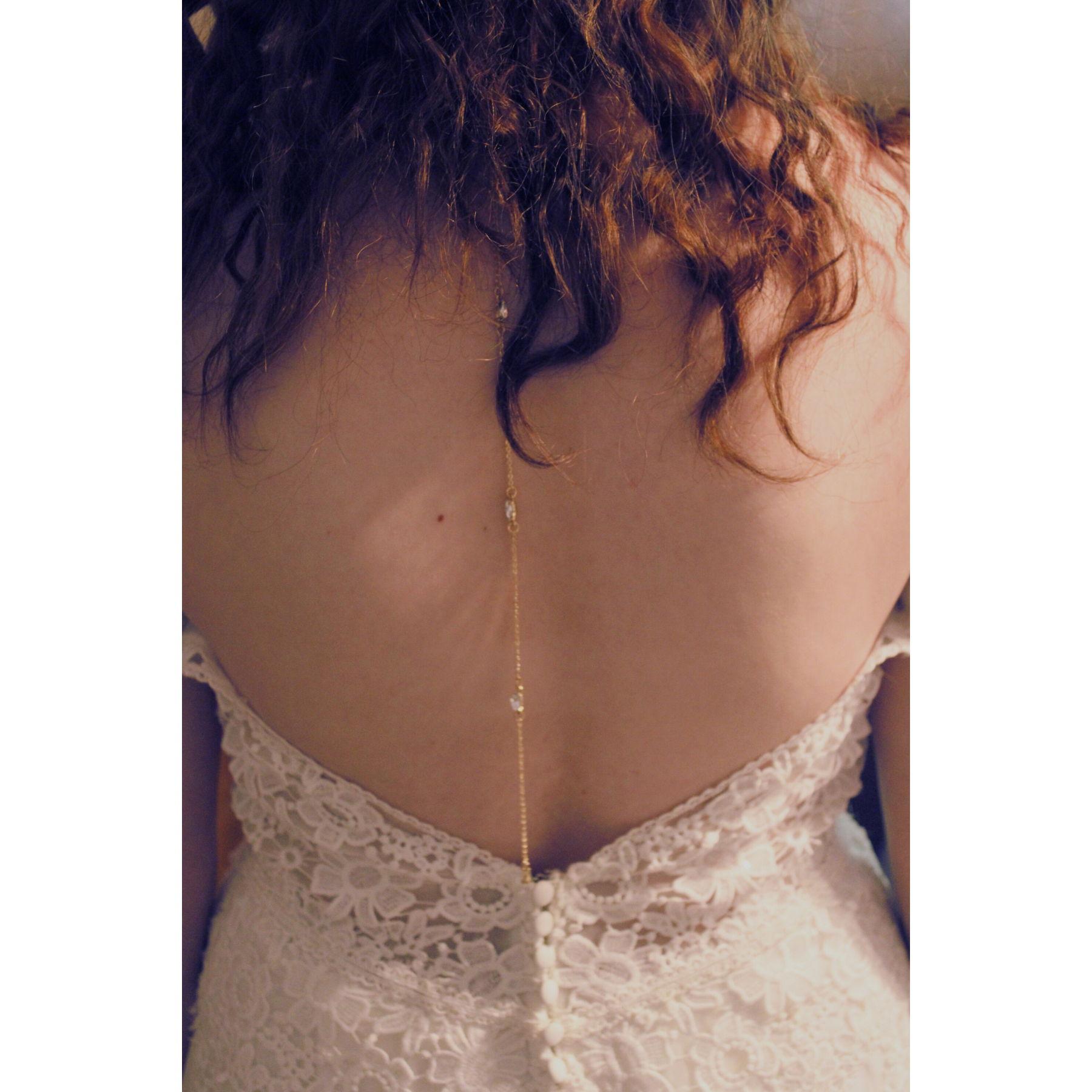 Back of Kristina's Dress