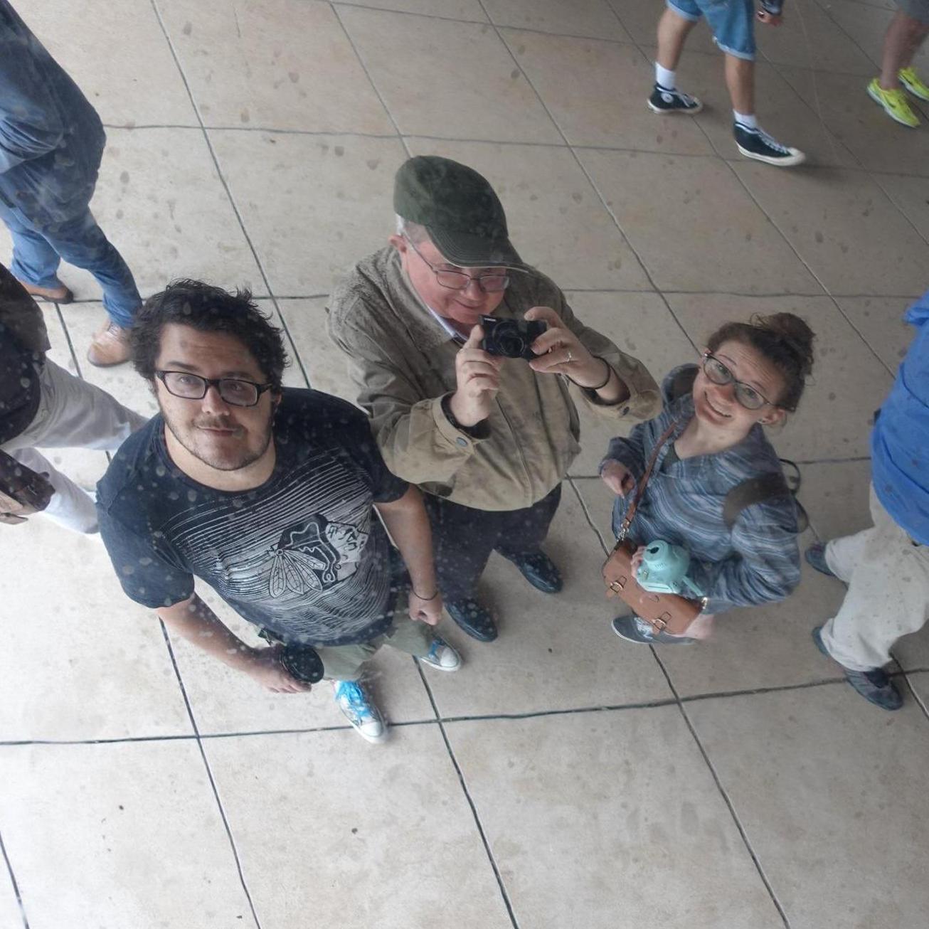 Seeing the Bean in Chicago during a visit to Joe's Uncle Tom on theirour first road trip together!