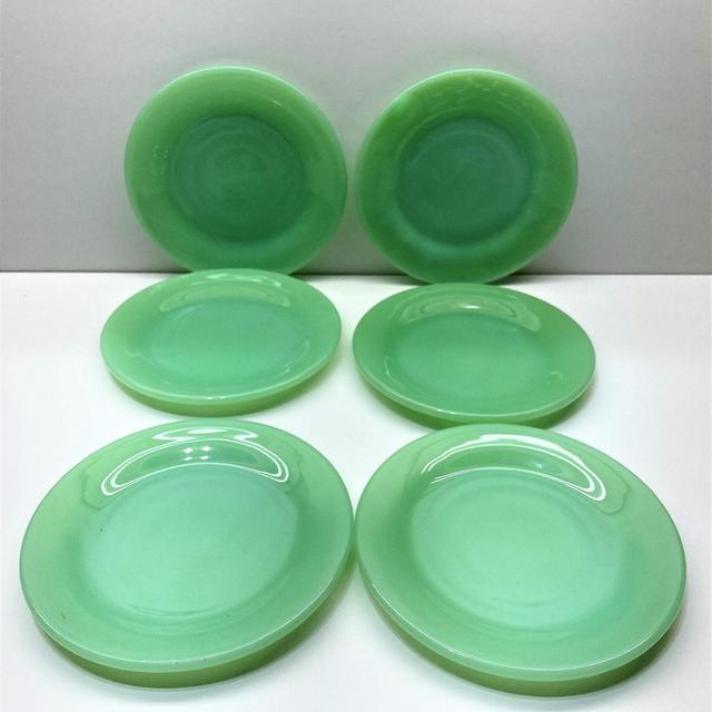 Vintage Jadeite Bread Plates