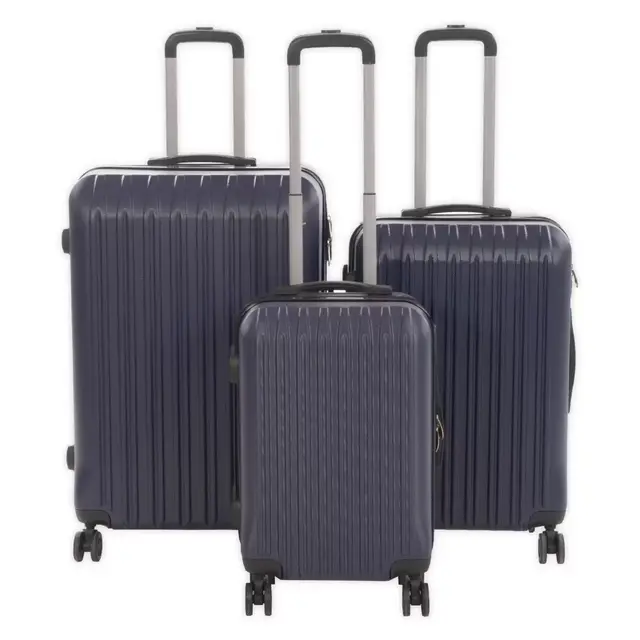 Club Rochelier Grove 3-Piece Hardside Spinner Luggage Set in Blue