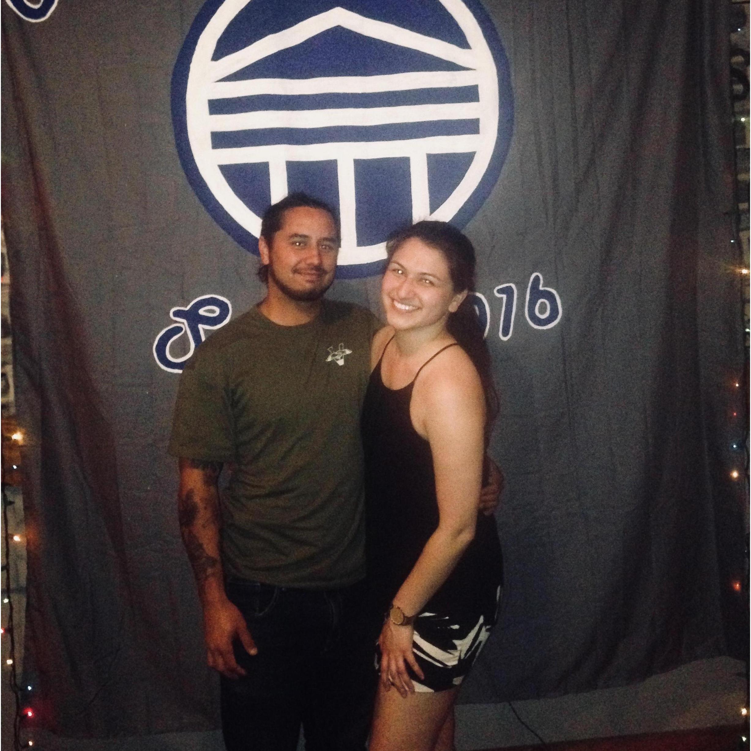 One time, we went to Longwood's Ambassador Ball when neither of us were ever Longwood Ambassadors.