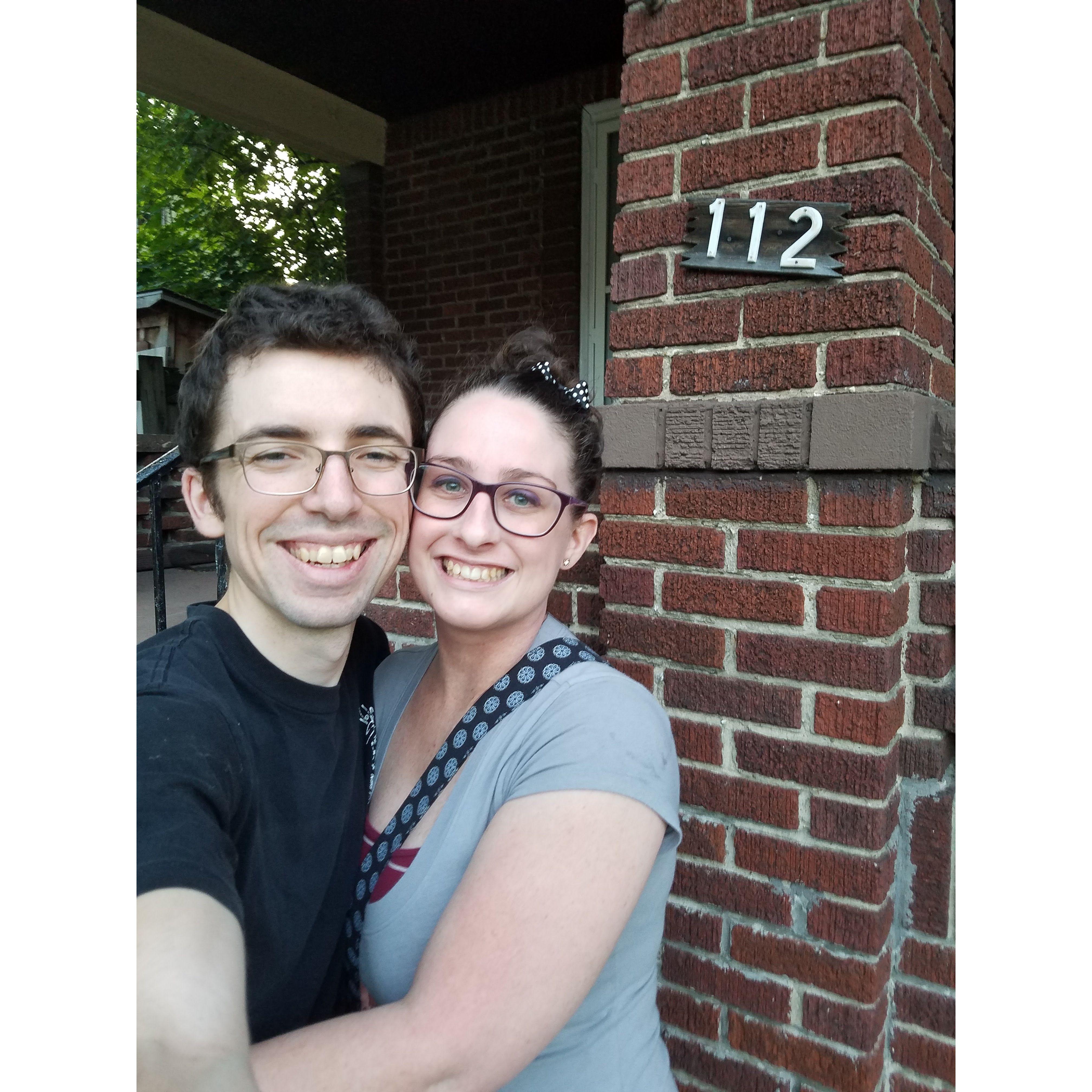May 2016 - Moving out of their first House they rented together in Erie, PA