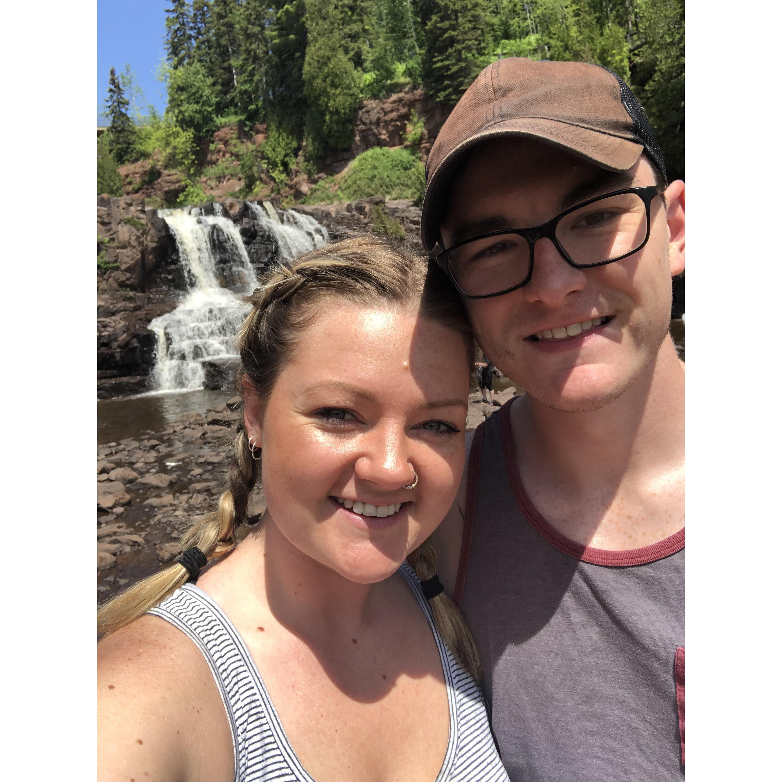 Our first vacation together - Two Harbors, MN!