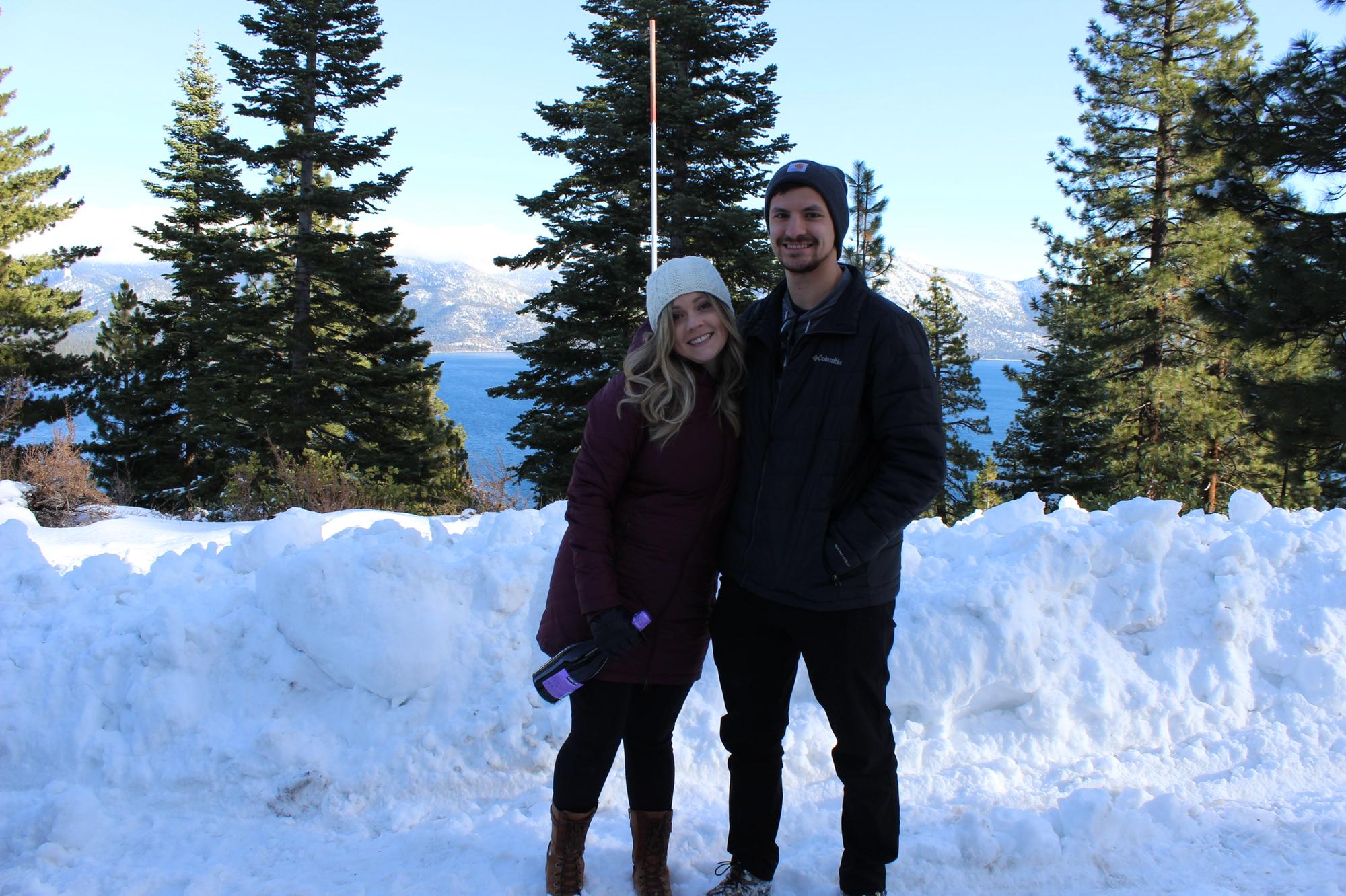 Brought champagne on a hike & STILL didn’t know the proposal was coming