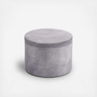 Dyed Alabaster Cotton Jar
