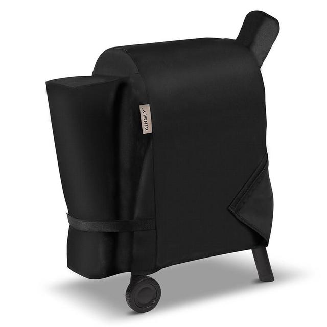 Pellet Grill Cover for Traeger Pro 22/575 Series,600D Heavy Duty Rip-Proof Material Smoker Cover,Waterproof UV and Fade Resistant Grill Cover with Straps & Zippers for Traeger Lil'Tex Elite,Eastwood