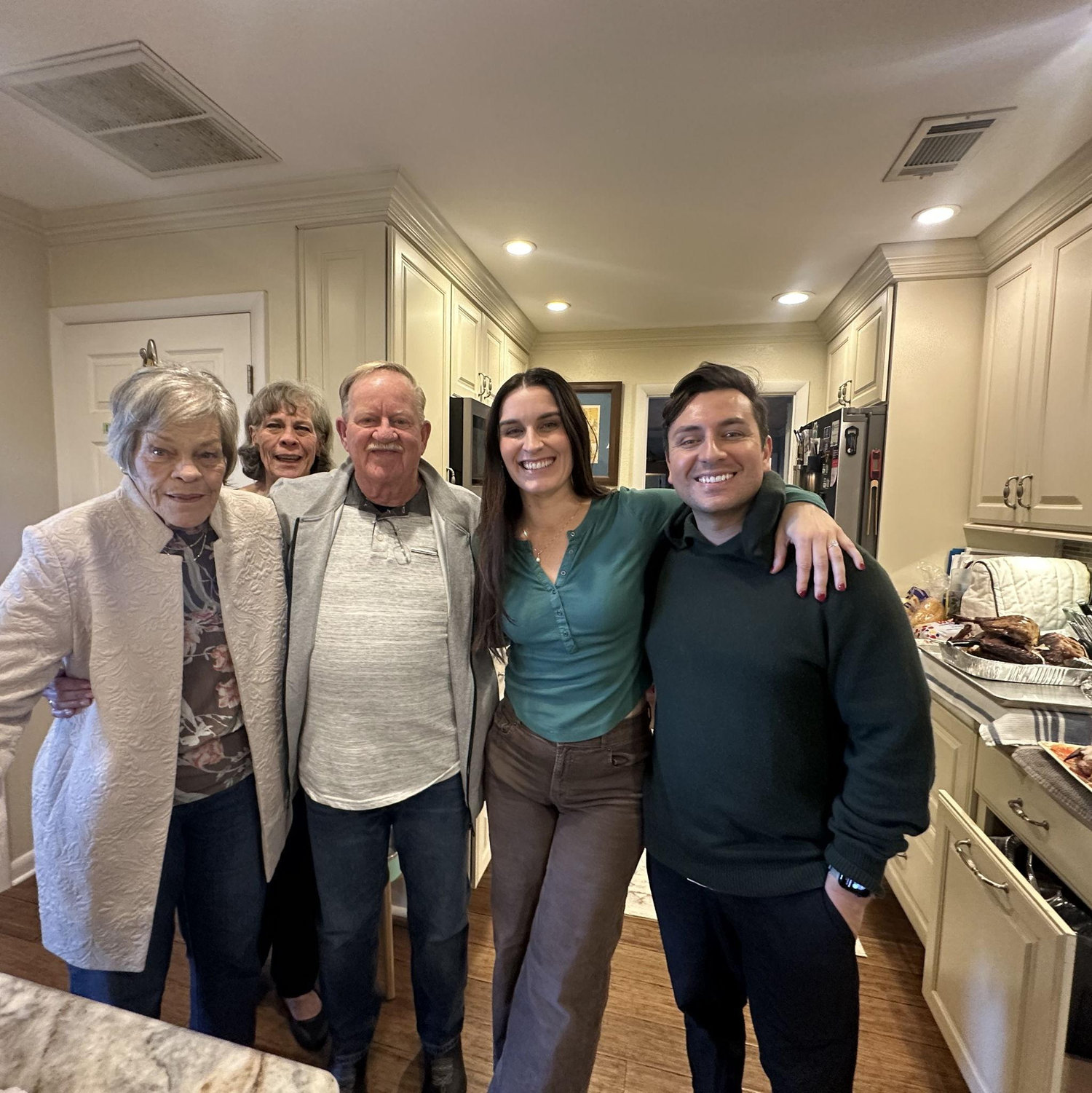 Thanksgiving time with Krystin's Grandparents and great Aunt!