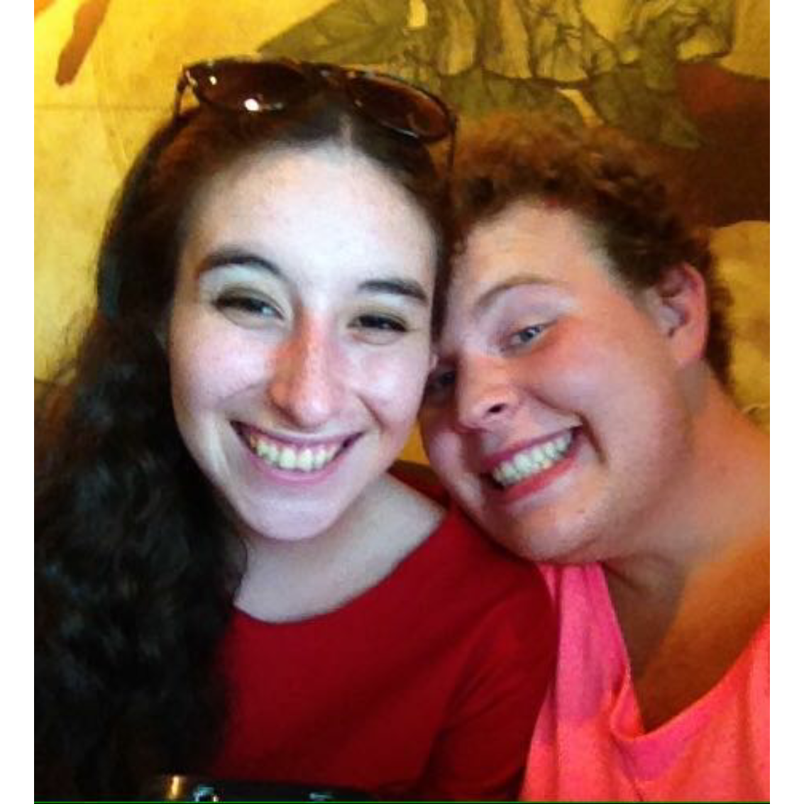 Our first date.